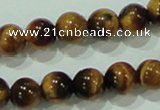 CTG02 15.5 inches 4mm round tiny tigers eye beads wholesale