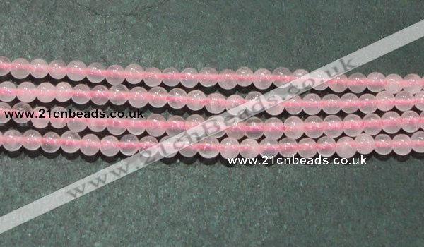 CTG07 15.5 inches 3mm round tiny rose quartz beads wholesale