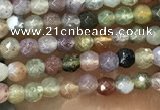 CTG1009 15.5 inches 2mm faceted round tiny Indian agate beads