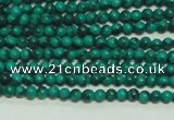 CTG101 15.5 inches 2mm round tiny synthetic malachite beads wholesale