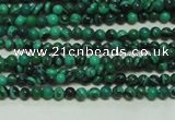 CTG102 15.5 inches 2mm round tiny synthetic malachite beads wholesale