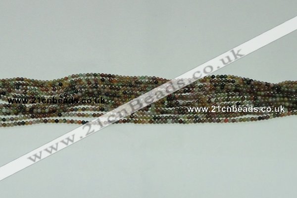 CTG109 15.5 inches 2mm round tiny Indian agate beads wholesale