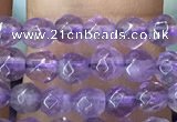 CTG1125 15.5 inches 3mm faceted round tiny amethyst beads