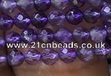 CTG1126 15.5 inches 3mm faceted round tiny amethyst beads