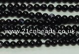 CTG113 15.5 inches 2mm round tiny blue goldstone beads wholesale