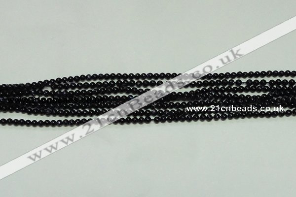 CTG113 15.5 inches 2mm round tiny blue goldstone beads wholesale