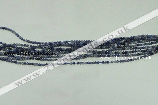 CTG115 15.5 inches 2mm round tiny sodalite gemstone beads wholesale