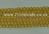 CTG116 15.5 inches 2mm round tiny citrine gemstone beads wholesale