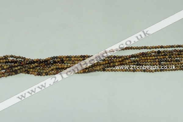 CTG117 15.5 inches 2mm round tiny leopard skin jasper beads wholesale