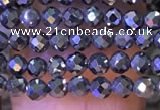 CTG1196 15.5 inches 3mm faceted round tiny terahertz gemstone beads