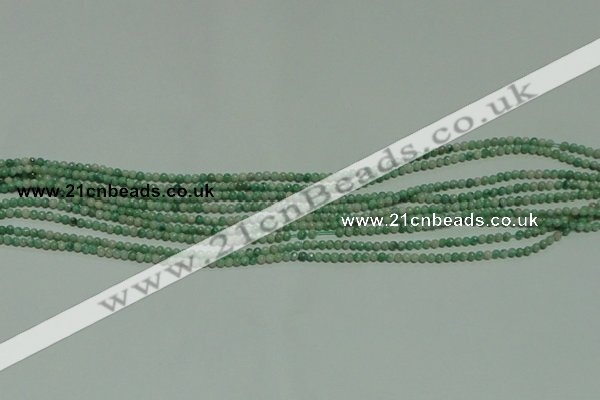 CTG125 15.5 inches 2mm round tiny Qinghai jade beads wholesale