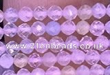 CTG1300 15.5 inches 2mm faceted round morganite gemstone beads