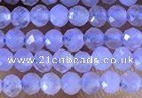 CTG1303 15.5 inches 2mm faceted round blue lace agate beads wholesale