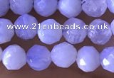 CTG1305 15.5 inches 5mm faceted round blue lace agate beads wholesale