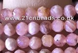 CTG1322 15.5 inches 3mm faceted round rhodochrosite beads wholesale