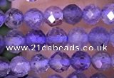 CTG1331 15.5 inches 4mm faceted round iolite beads wholesale