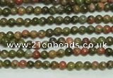 CTG134 15.5 inches 3mm round tiny unakite gemstone beads wholesale