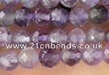 CTG1343 15.5 inches 4mm faceted round amethyst beads wholesale