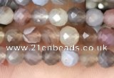 CTG1354 15.5 inches 4mm faceted round Botswana agate beads