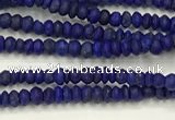 CTG1370 15.5 inches 1*1.5mm rondelle tiny lapis lazuli beads