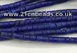 CTG1371 15.5 inches 1*1mm heishi tiny lapis lazuli beads