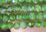 CTG1381 15.5 inches 2mm faceted round tiny diopside quartz beads