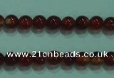 CTG14 15.5 inch 3mm round B grade tiny red agate beads wholesale