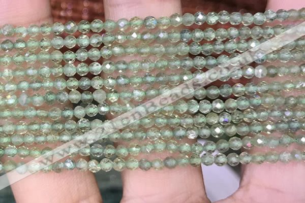 CTG1411 15.5 inches 2mm faceted round peridot beads wholesale