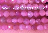 CTG1433 15.5 inches 2mm faceted round ruby gemstone beads