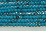 CTG144 15.5 inches 3mm round tiny blue turquoise beads wholesale