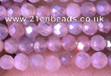 CTG1452 15.5 inches 2mm faceted round AB-color moonstone beads