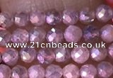 CTG1457 15.5 inches 2mm faceted round AB-color labradorite beads