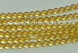 CTG146 15.5 inches 3mm round tiny citrine gemstone beads wholesale