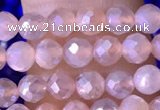 CTG1505 15.5 inches 3mm faceted round AB-color moonstone beads