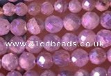 CTG1507 15.5 inches 3mm faceted round AB-color labradorite beads