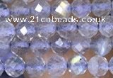 CTG1508 15.5 inches 3mm faceted round labradorite beads wholesale