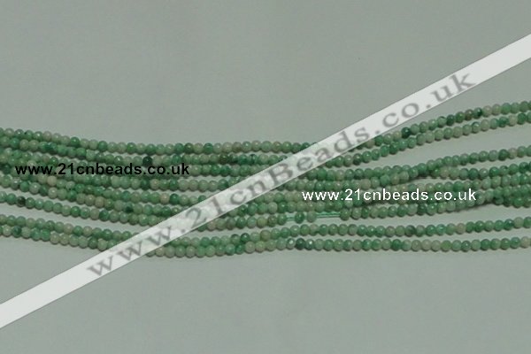 CTG155 15.5 inches 3mm round tiny Qinghai jade beads wholesale