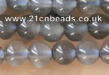 CTG1582 15.5 inches 4mm round grey moonstone beads wholesale