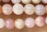 CTG1595 15.5 inches 4mm round pink opal beads wholesale