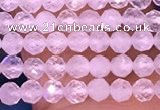 CTG1600 15.5 inches 2.5mm faceted round tiny white moonstone beads