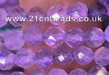 CTG1620 15.5 inches 4mm faceted round tiny labradorite beads