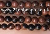 CTG2004 15 inches 2mm,3mm mahogany obsidian beads wholesale