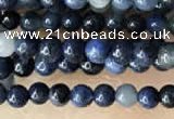 CTG2027 15 inches 2mm,3mm natural blue dumortierite beads