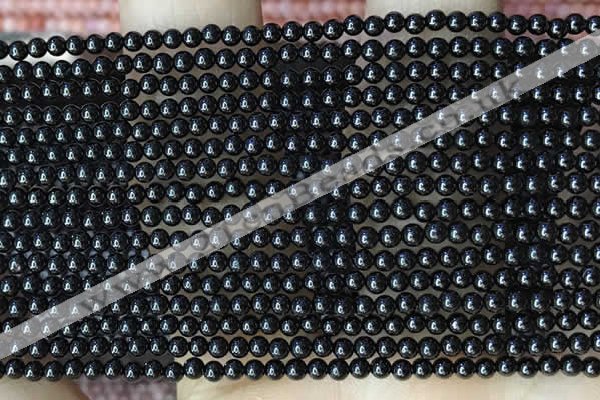 CTG2030 15 inches 2mm,3mm natural black spinel beads