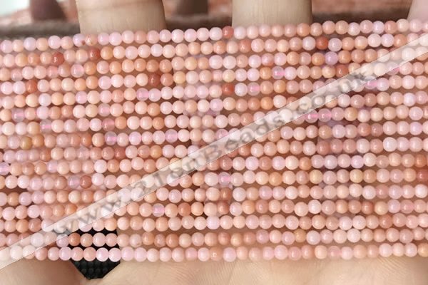 CTG2031 15 inches 2mm,3mm natural pink opal beads