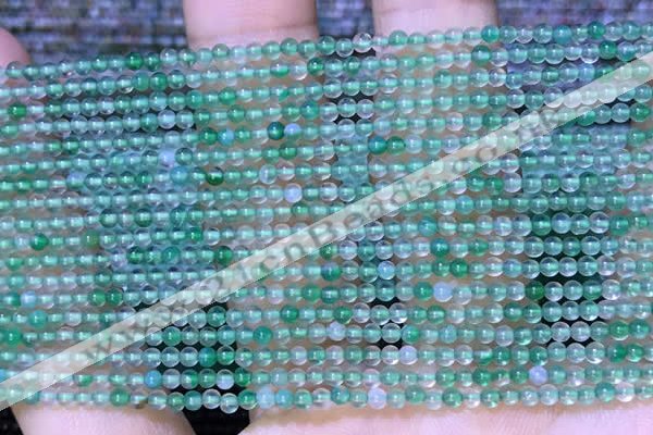 CTG2059 15 inches 2mm,3mm green agate gemstone beads