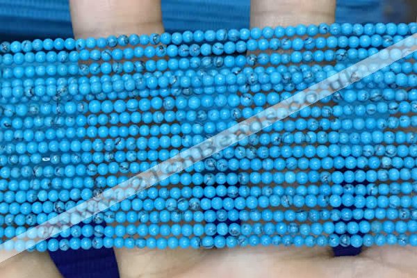 CTG2080 15 inches 2mm,3mm synthetic turquoise gemstone beads