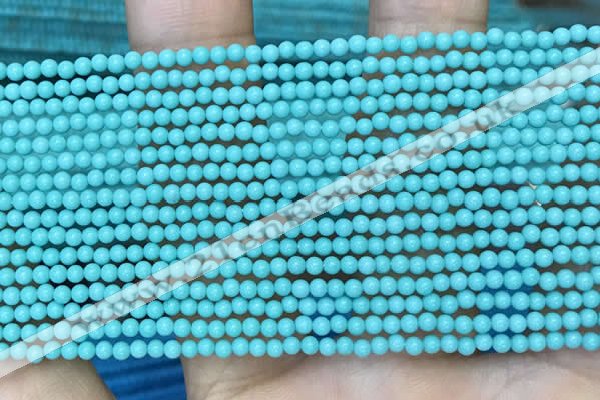 CTG2082 15 inches 2mm,3mm synthetic turquoise gemstone beads