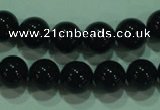 CTG21 15.5 inches 6mm round B grade black agate beads wholesale