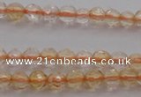 CTG221 15.5 inches 3mm faceted round tiny citrine beads